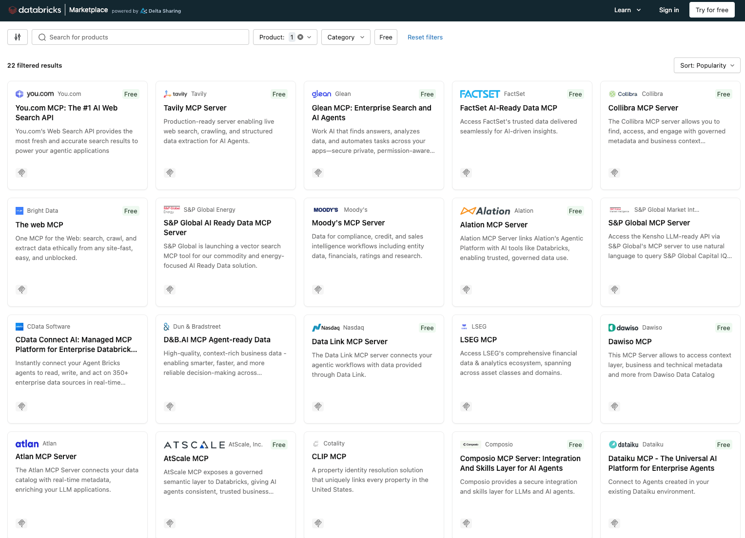 Databricks Marketplace