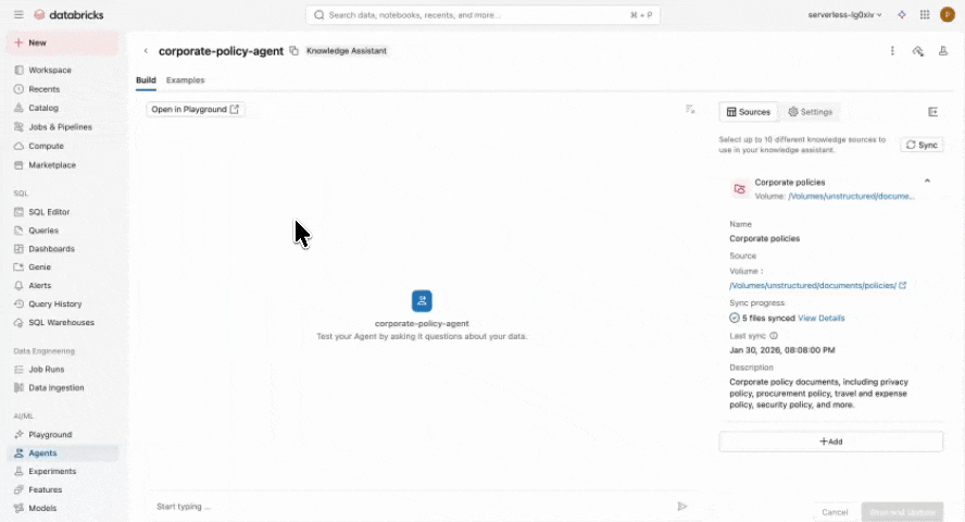Knowledge Assistant UI