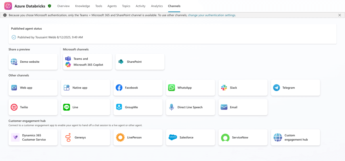 Copilot Studio agent