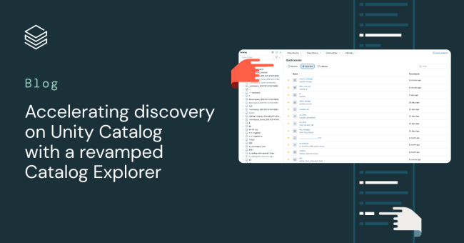 Accelerating discovery on Unity Catalog with a revamped Catalog ...