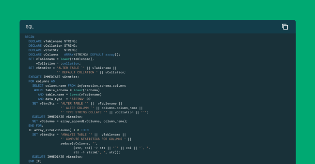 sql server - how to break sql script execution -... Apresentando Script SQL em Databricks, Parte 2 | Databricks Blog