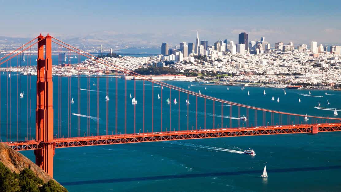Photo of the San Francisco Golden Gate Bridge