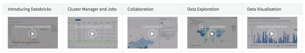 How to use Databricks videos
