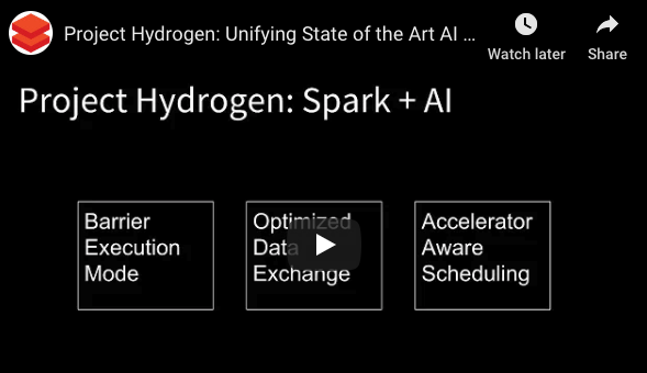 Project Hydrogen: Unifying State-of-the-Art AI and Big Data in Apache Spark