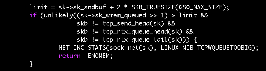 Backpackport of the second patch to fix the performance regressions caused by the initial TCP SACKs vulnerability fixes.