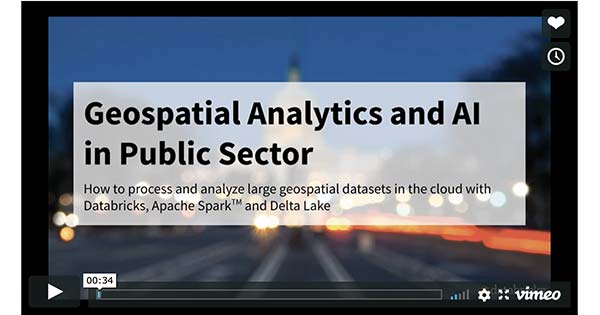 Geospatial Analytics and AI in Public Sector Webcast