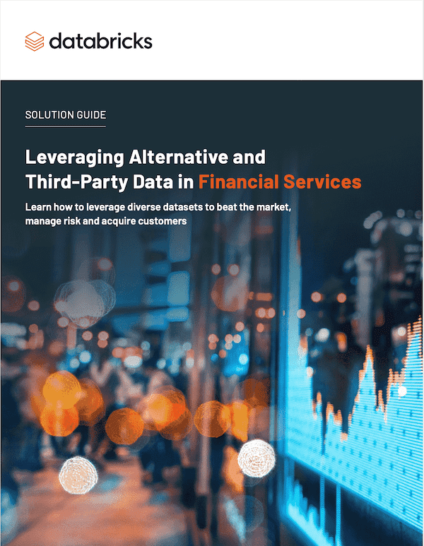 ebook: Leveraging Alternative and Third-Party Data in Financial Services