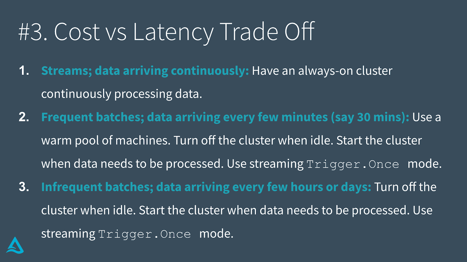 Cost and performance considerations of using Delta Tables in scenarios where the tables are updated every few minutes.