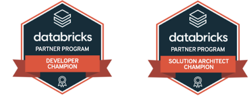 The digital badges for Databricks Partner Champions