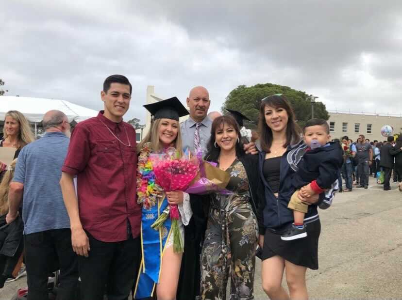 Members of the Databricks Latinx Network with family