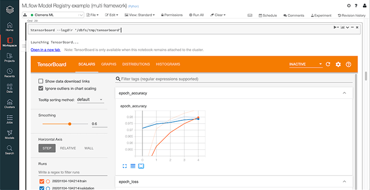 Now you can embed TensorBoard directly into your Databricks notebook, so you can monitor your training progress right in context.