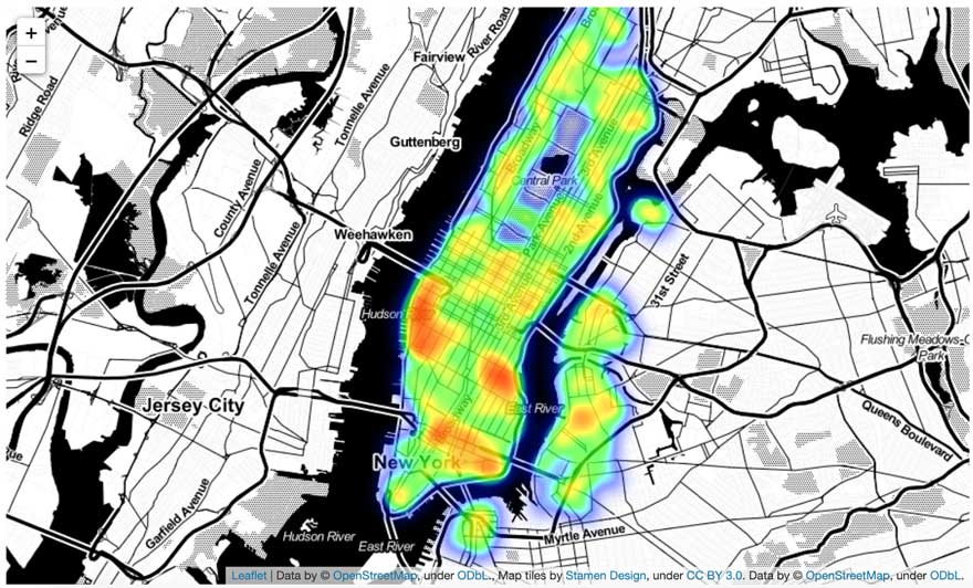 Geospatial clustering to identify customer spending behaviors