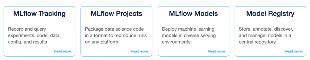 4 components of MLflow