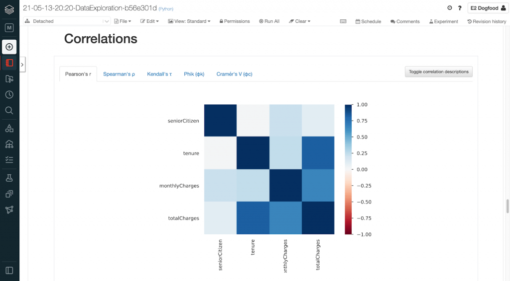  Databricks AutoML creates a data exploration notebook to give basic summary stats on a dataset.