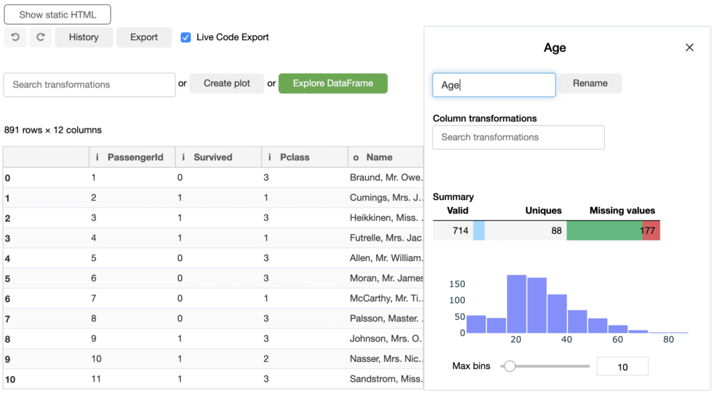 Data Preparation In just a few clicks, clean and organize raw data to make it useable for any downstream use case.