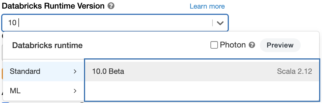 Try out Apache Spark 3.2 in the Databricks Runtime 10.0