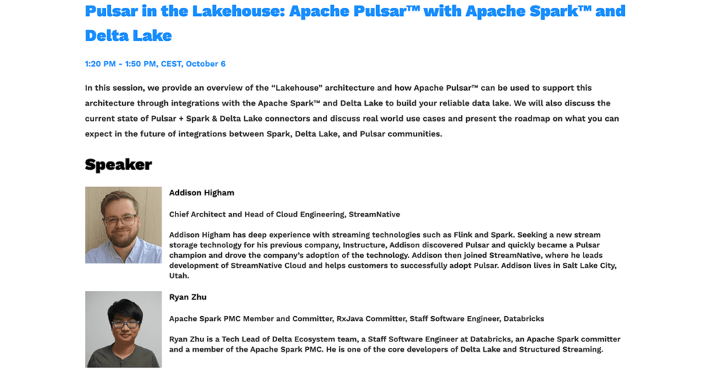Lakehouse Apache Pulsar