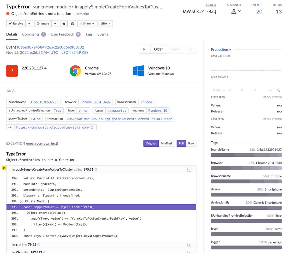 How Databricks Improved Its UX With a Novel, In-house JS Exception