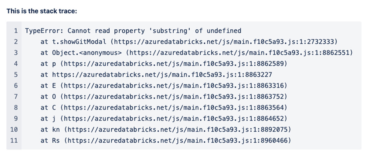 How Databricks Improved Its UX With a Novel, In-house JS Exception