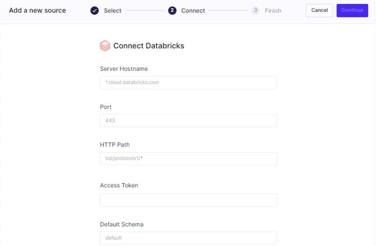 tep one for automating a data pipeline is connecting Hightouch to Databricks.