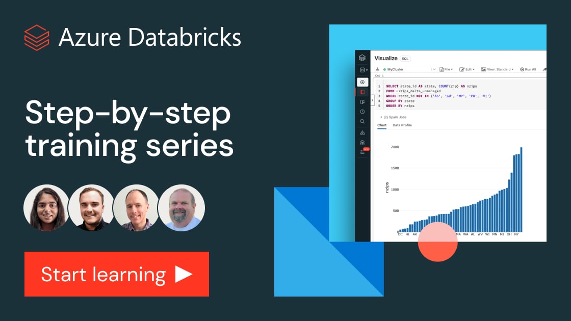 Azure Databricks step-by-step training